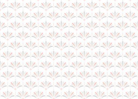 Modern art deco seamless pattern. Trendy abstract texture. Vector geometric background.のイラスト素材