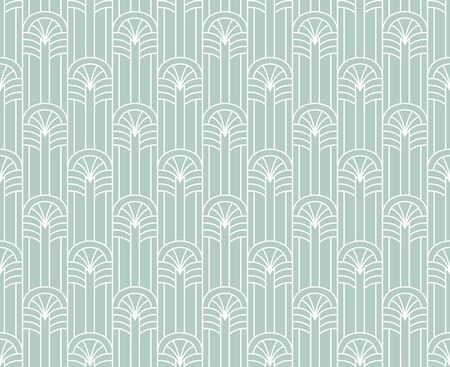 Abstract victorian seamless pattern. Vector art deco background. Geometric illustration.のイラスト素材