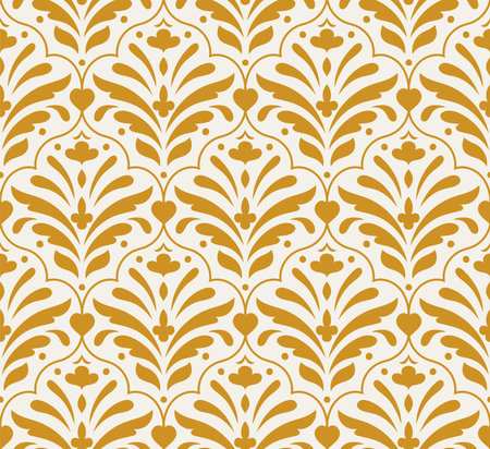 Vector damask seamless pattern background. Elegant luxury texture for wallpapers, backgrounds and page fillのイラスト素材