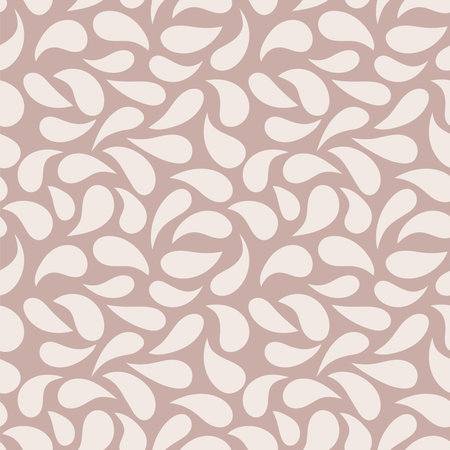 Seamless pattern with leaves. Vector floral background. Hand drawn texture.のイラスト素材