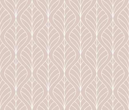 Seamless vector pattern. Modern stylish texture. Geometric linear ornament.のイラスト素材