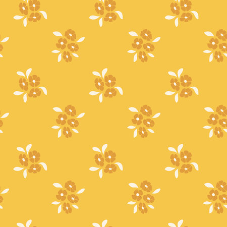 Seamless floral pattern. Vector illustration. Can be used for wallpaper, pattern fills, web page background,surface texturesのイラスト素材