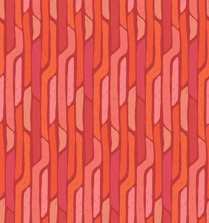 Seamless pattern with abstract wavy lines. Vector illustration.のイラスト素材