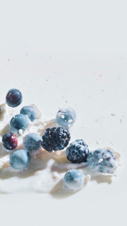 A collection of colorful, faceted beads are artfully arranged on a clean, bright surface, catching the light.の写真素材