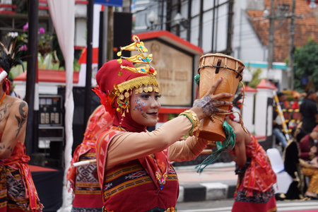 Likurai dance from Nusa Tenggara Timur at BEN Carnival. This dance is to honor guests or welcome...