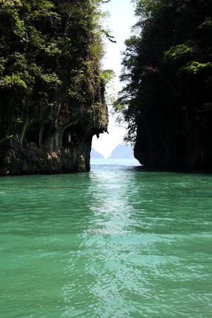Koh Hong at Krabi ,south of Thailandの写真素材