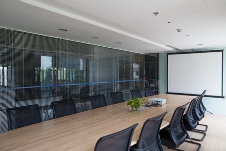 Empty meeting room for business trainingの写真素材