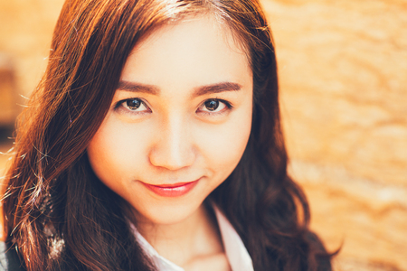 Content Young Businesswoman Portraitの写真素材