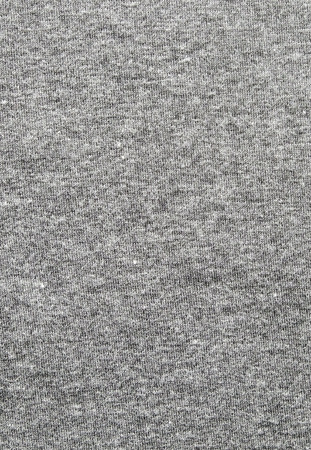 Gray dye cotton polyester fabric texture, detailed closeup, vintage fabric.の写真素材