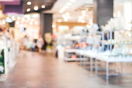 Blur store with bokeh background, business conceptの写真素材