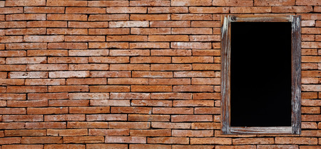 Brick wall textured background, grunge background, bannerの写真素材