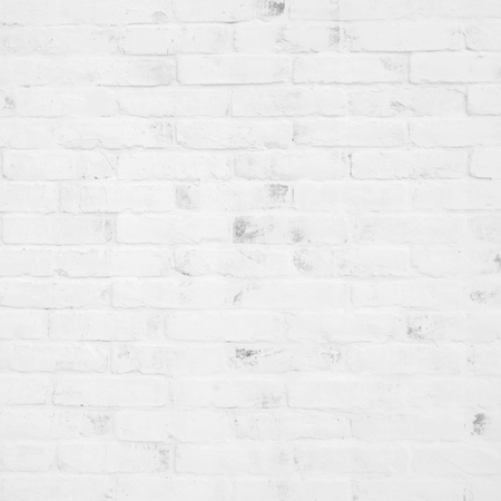 White brick wall texture background, interior design background, wallpaperの写真素材