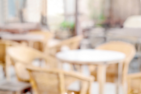 Blurred background : blur restaurant in vintage styleの写真素材