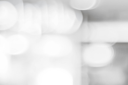 Blur abstract bokeh light background, black and white toneの写真素材