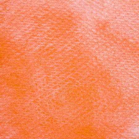 Watercolor background, art abstract orange watercolor painting textured design on white paper backgroundの写真素材