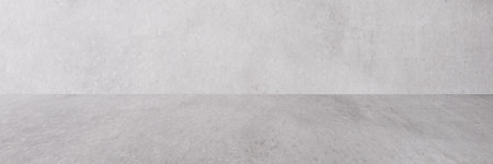 Empty gray concrete room and floor background, Perspective grey gradient concrete room for interior...