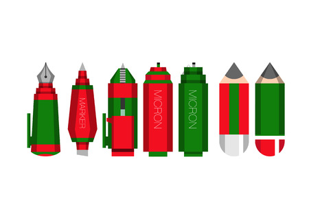 pen xmasのイラスト素材