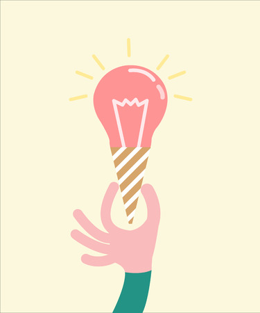 Yummy ideas. flat design element. のイラスト素材