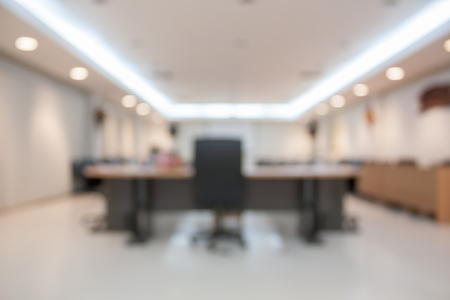 Empty conference room blur backgroundの写真素材