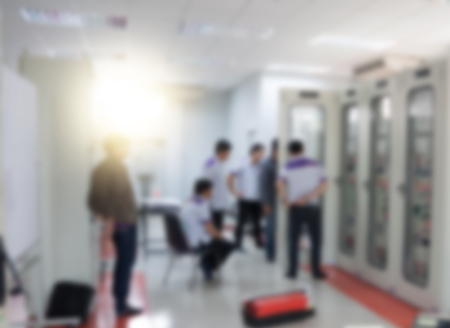 Electrical switchgear,Industrial electrical switch panelの写真素材