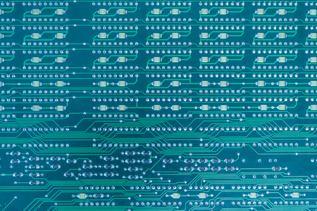 printed circuit board close up for background