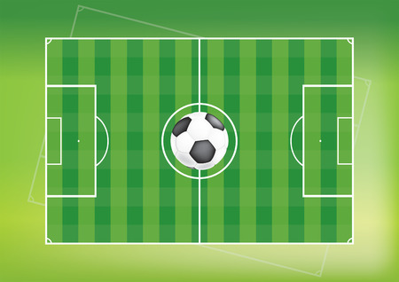 football soccer field background vector illustrationのイラスト素材