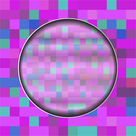 Ultraviolet background for the banner, from the squares - vectorのイラスト素材