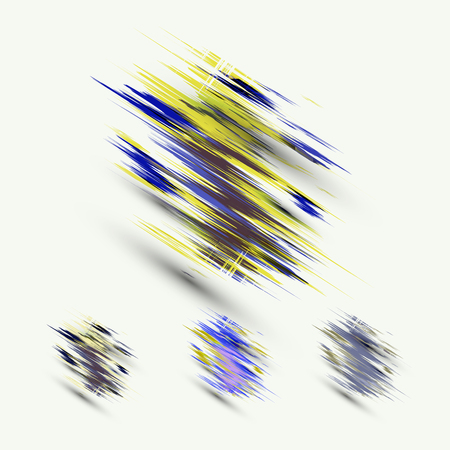 Abstract background with strokes in different colors (set of backgrounds) - vector eps10.のイラスト素材