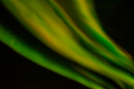 Polar lights in the night sky. Multicolored auroras of various shapes. Night shooting.の写真素材