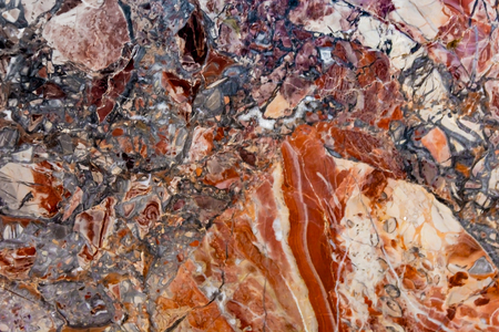 Background from marble texture. Multi-colored inclusions of different rocks. Various forms of inclusions. Panels of interior decoration in retro style.の写真素材