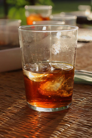 Drink with iceの写真素材