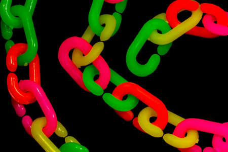 Colorful children's toy plastic chain joints,Colorful children's toy plastic chain