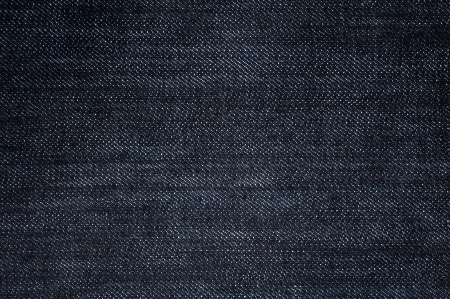 Jeans denim detail blue backgroundの写真素材