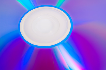 purple rewritable dvdの写真素材
