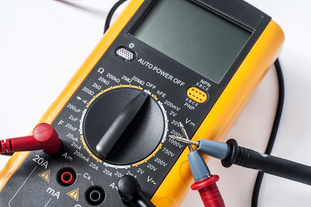 Digital multimeter for determiningの写真素材