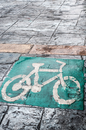 Bicycle symbol Road cityの写真素材