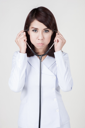 Young attractive nurse girlの写真素材