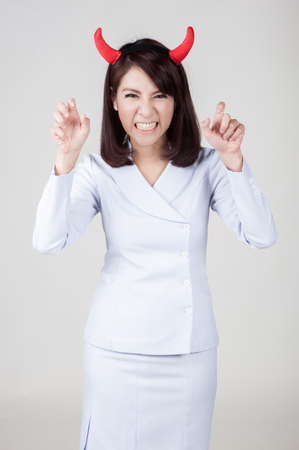 Young attractive nurse girlの写真素材