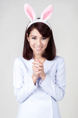 Young attractive nurse girlの写真素材
