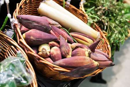 Grocery, natural background in shop of City Centre in Dubaiの写真素材