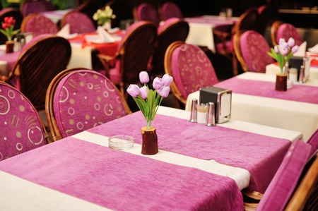 Old fashioned cafe terraceの写真素材