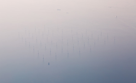 view from airplane windowの写真素材