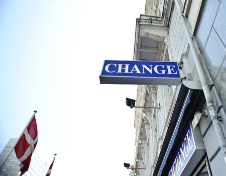 money exchangeの写真素材