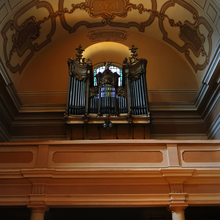 Hall in churchのeditorial素材