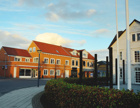 Simple european house.の写真素材