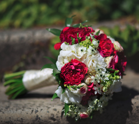 Wedding bouquet.の写真素材
