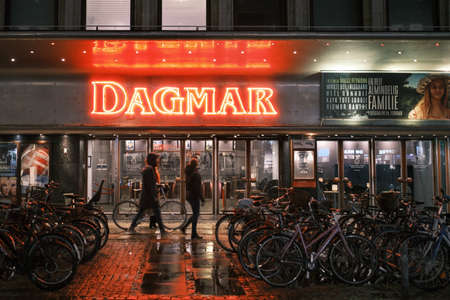 Copenhagen, Denmark 10 April 2020. Dagmar Teatret is a cosy cinema with 5 auditoriums located in the...