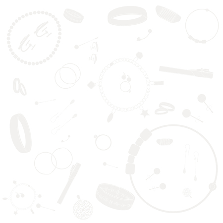 Jewelry illustrations pattern. Pink images, white background
