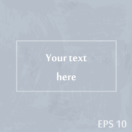 Infographics advertising banner template. Watercolor gray background, white frame. Vector.のイラスト素材