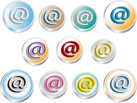 buttonsのイラスト素材